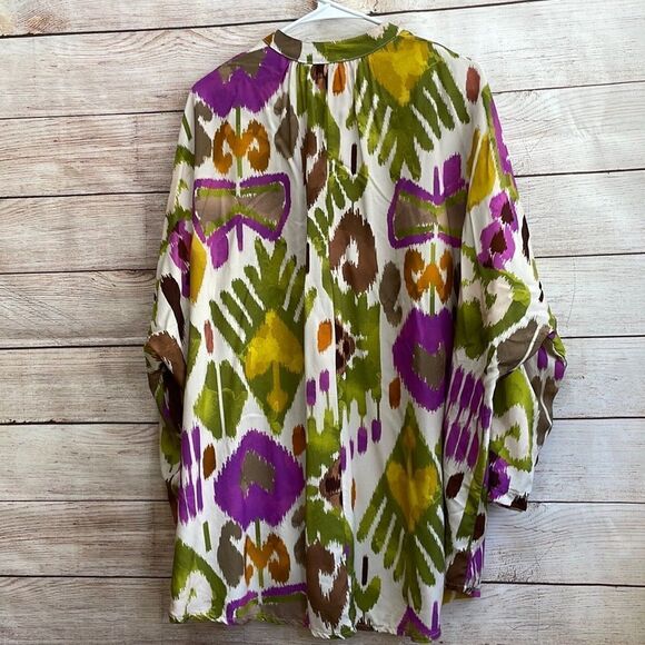 NEW‎ WITH TAGS YOLLY ABSTRACT PRINT TOP - Picture 4 of 8